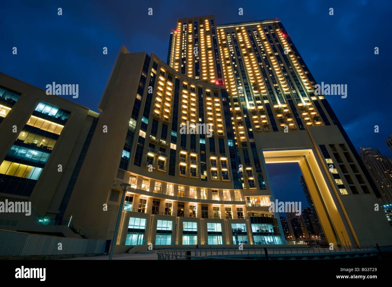 The Address Hotel in Dubai Marina, UAE Stock Photo