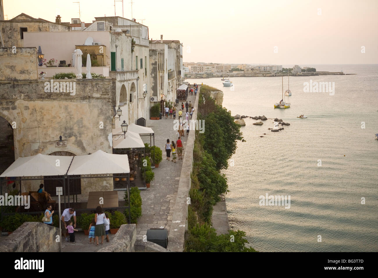 Old town, Otranto, Lecce province, Puglia, Italy, Europe Stock Photo