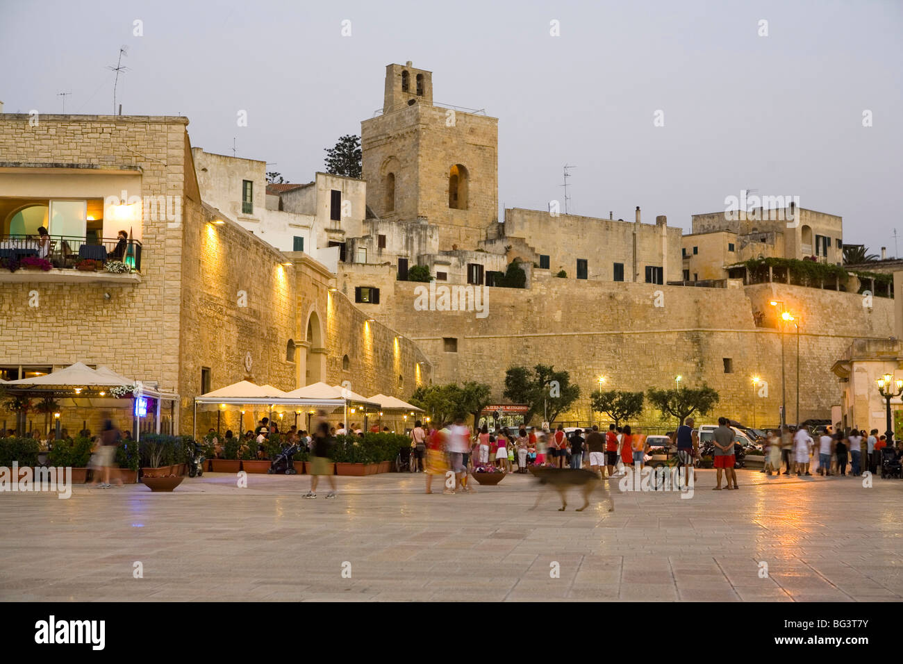 Old town, Otranto, Lecce province, Puglia, Italy, Europe Stock Photo