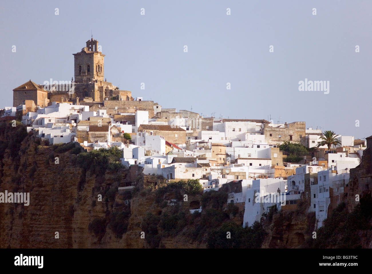 Arcos de la Frontera, one of the white villages, Andalucia, Spain, Europe Stock Photo