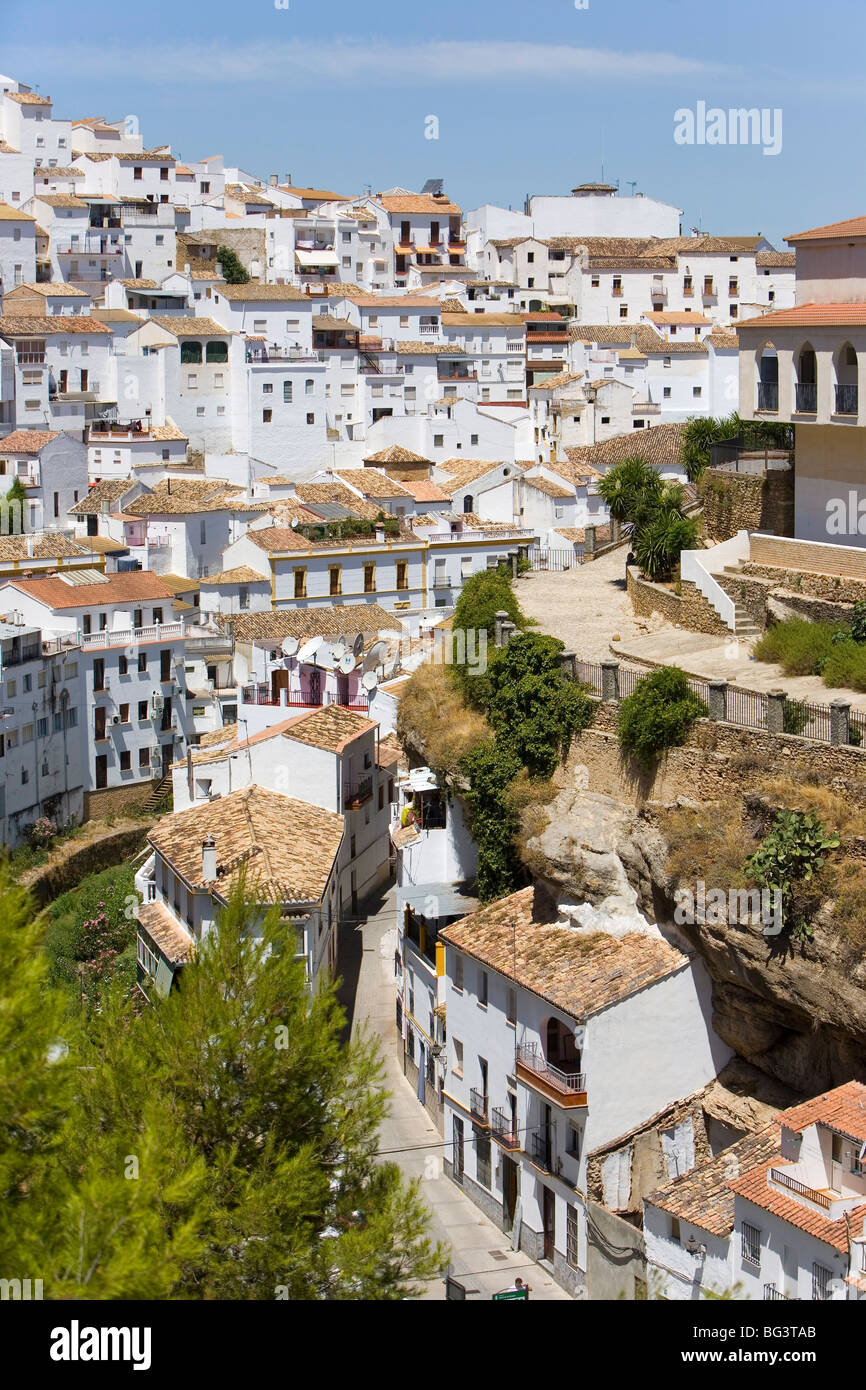 Setenil de las Bodegas, one of the white villages, Malaga province