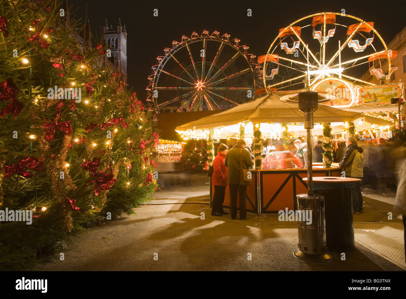 Christmas market, Opera Palace, Berlin, Germany, Europe Stock Photo