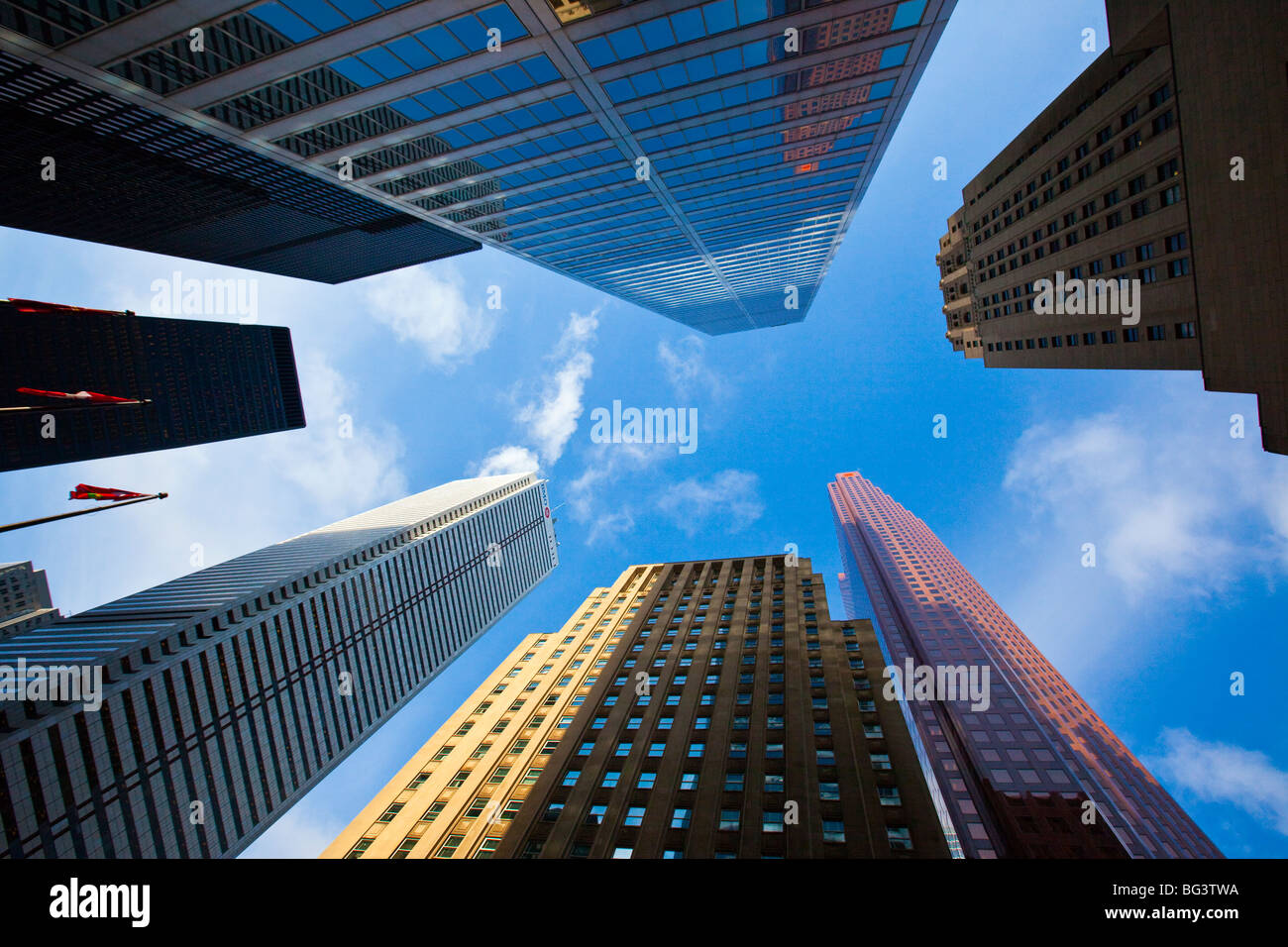 Skyscrapers in Downtown Toronto Canada Stock Photo - Alamy