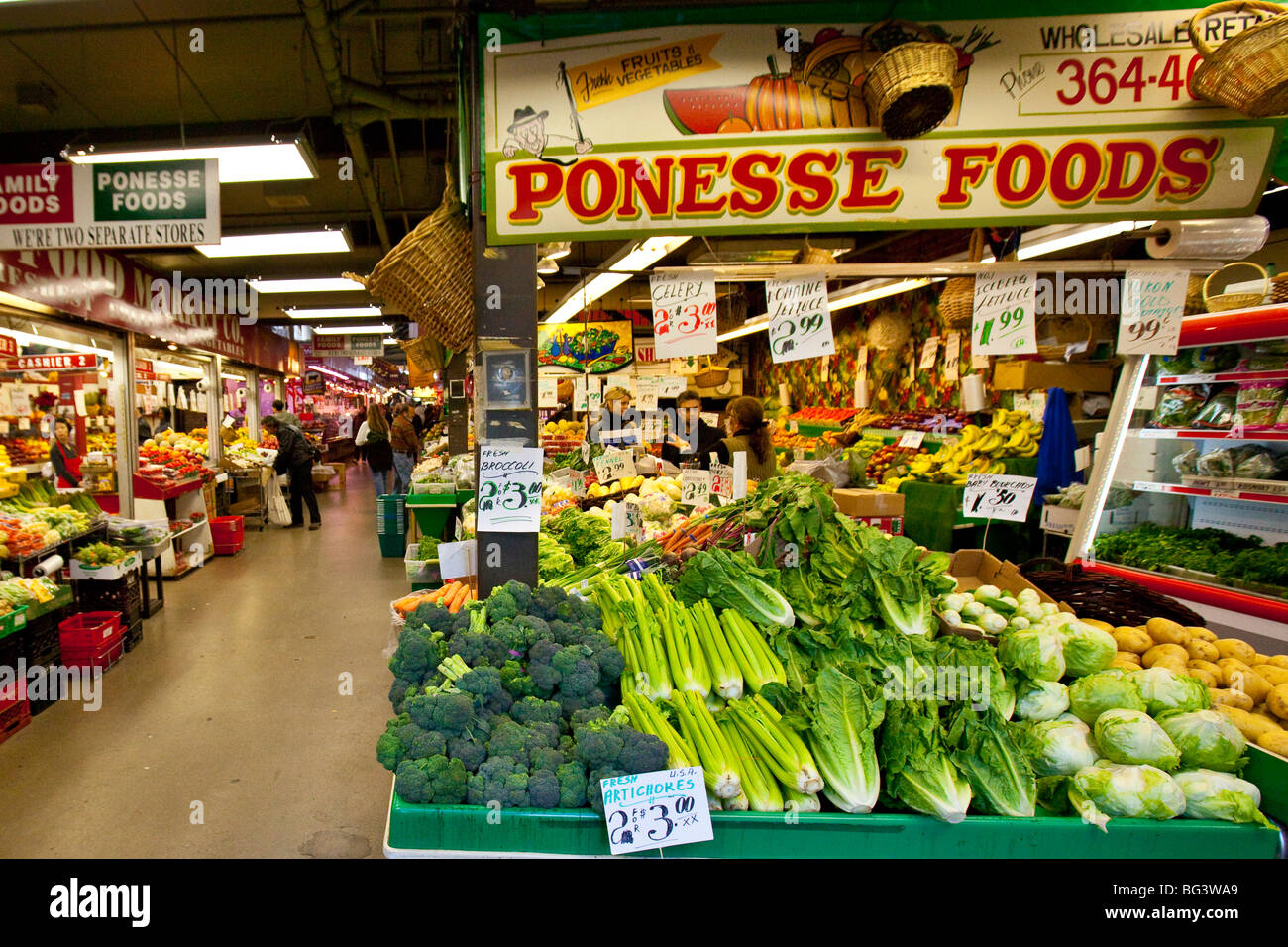 St Lawrence Market Toronto Ontario Canada Stock Photo