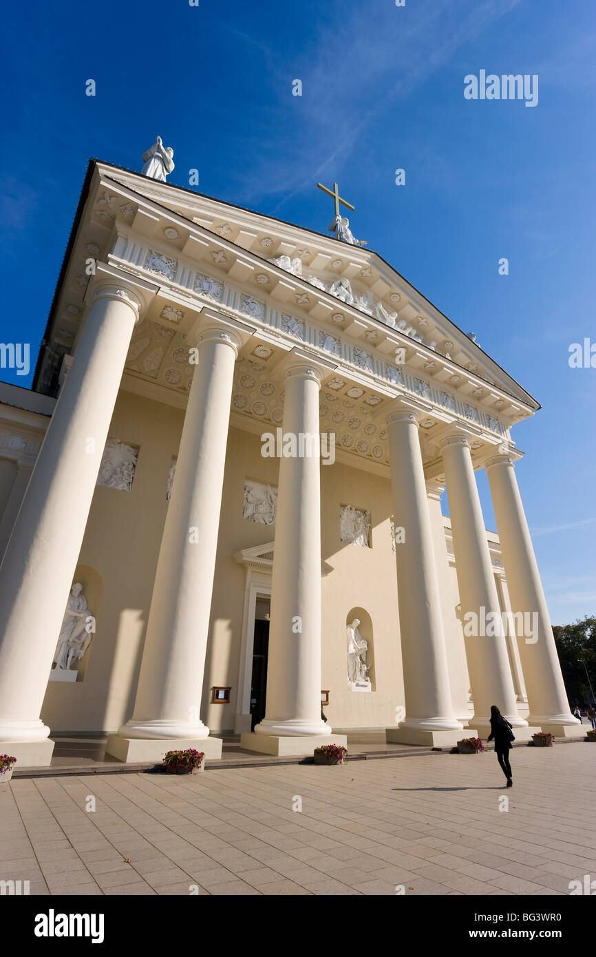 Cathedral, Vilnius, Lithuania, Baltic States, Europe Stock Photo