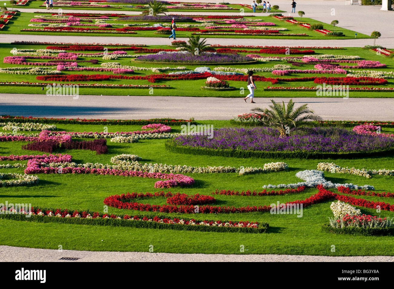 Gartenanlage Schloss Schönbrunn, Wien, Österreich palace gardens