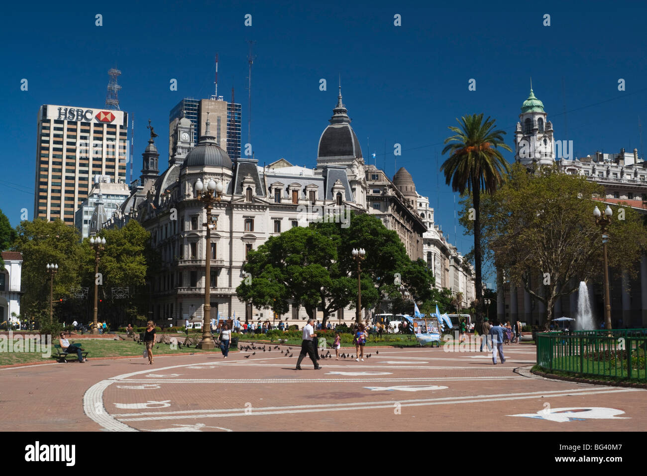 Argentina, Buenos Aires, Plaza de Mayo Stock Photo