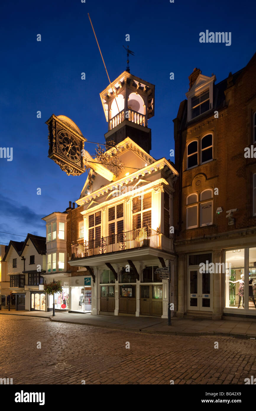 Guildhall, High Street, Guildford, Surrey, England Stock Photo