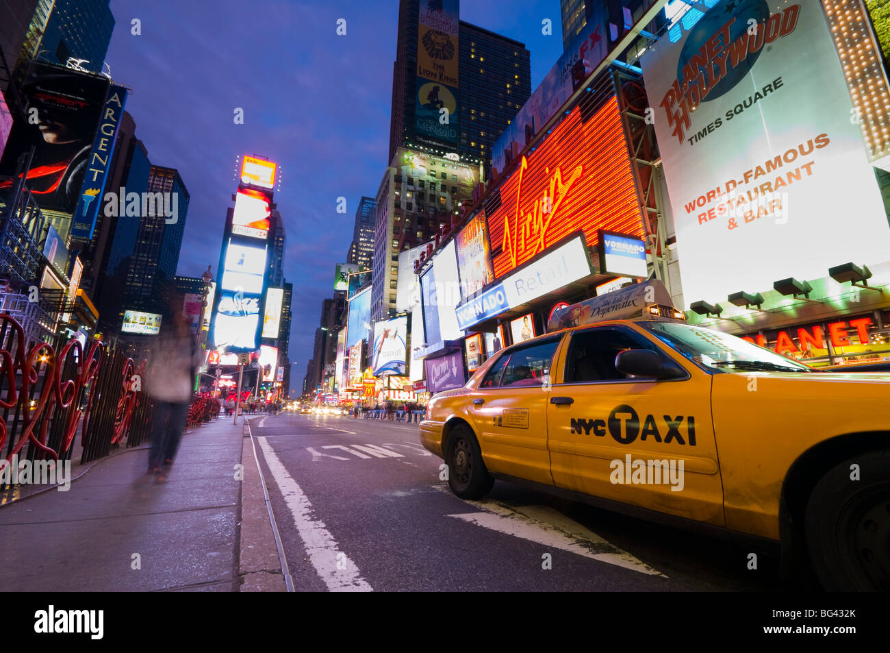 USA, New York, Manhattan, Times Square Stock Photo