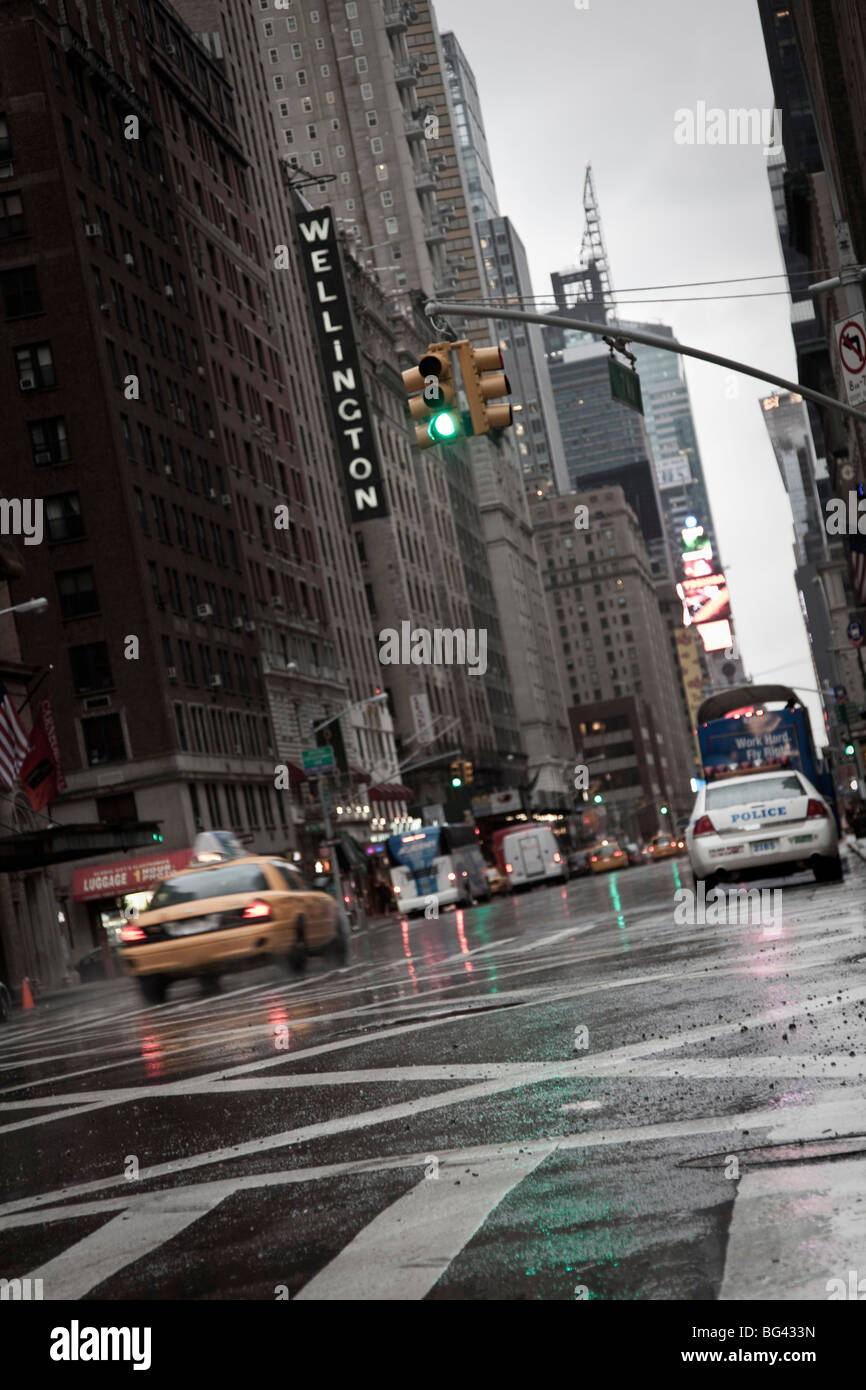 7th Avenue, Manhattan, New York City, USA Stock Photo