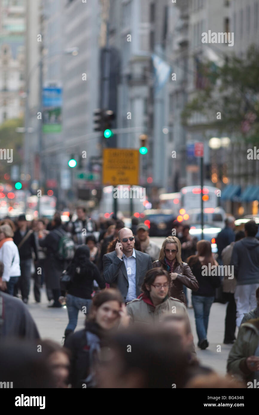 5th Avenue, Manhattan, New York City, USA Stock Photo - Alamy