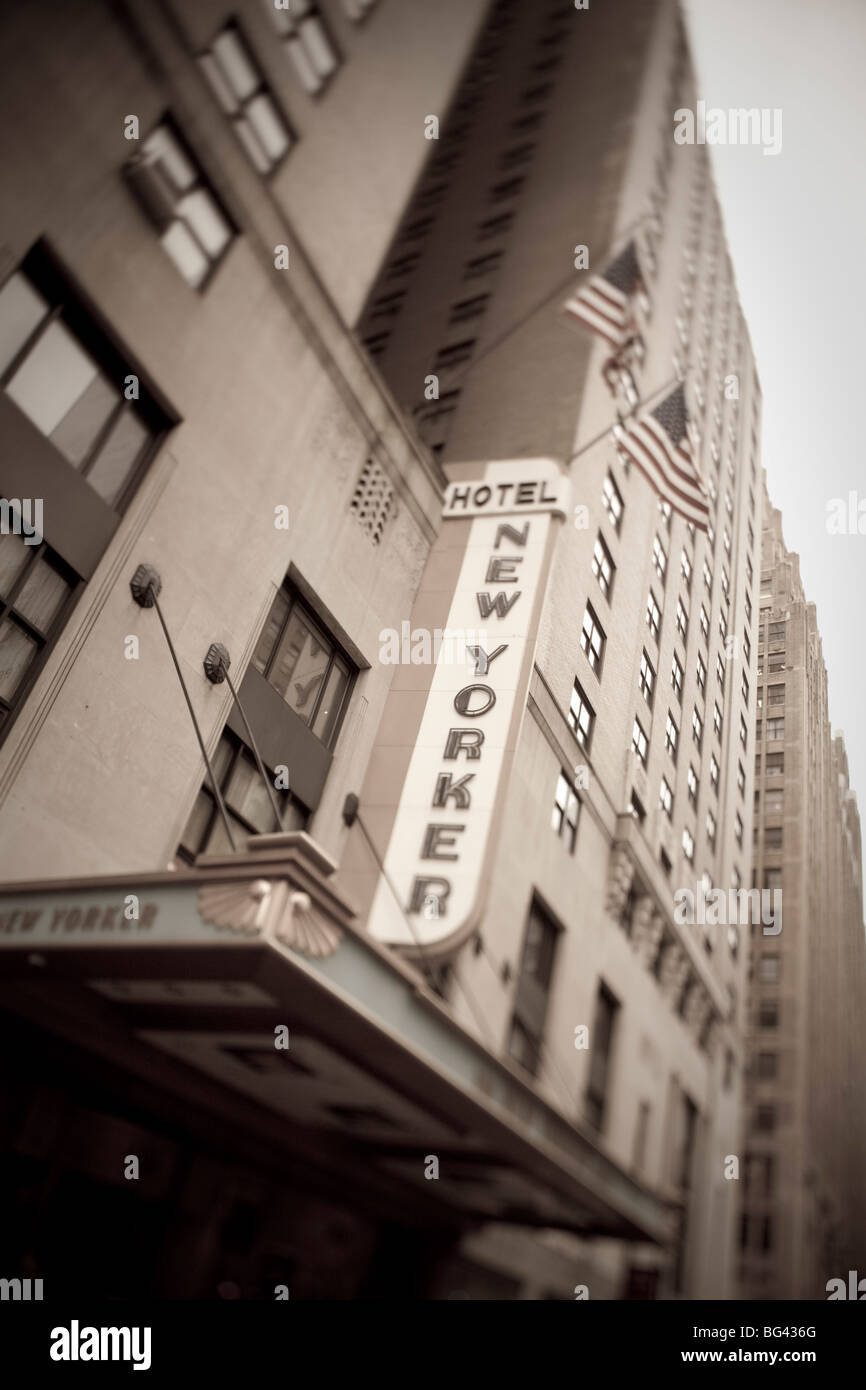 New Yorker Hotel, Manhattan, New York City, USA Stock Photo