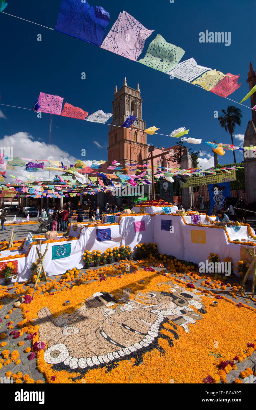 Decorations day dead festival plaza hires stock photography and images