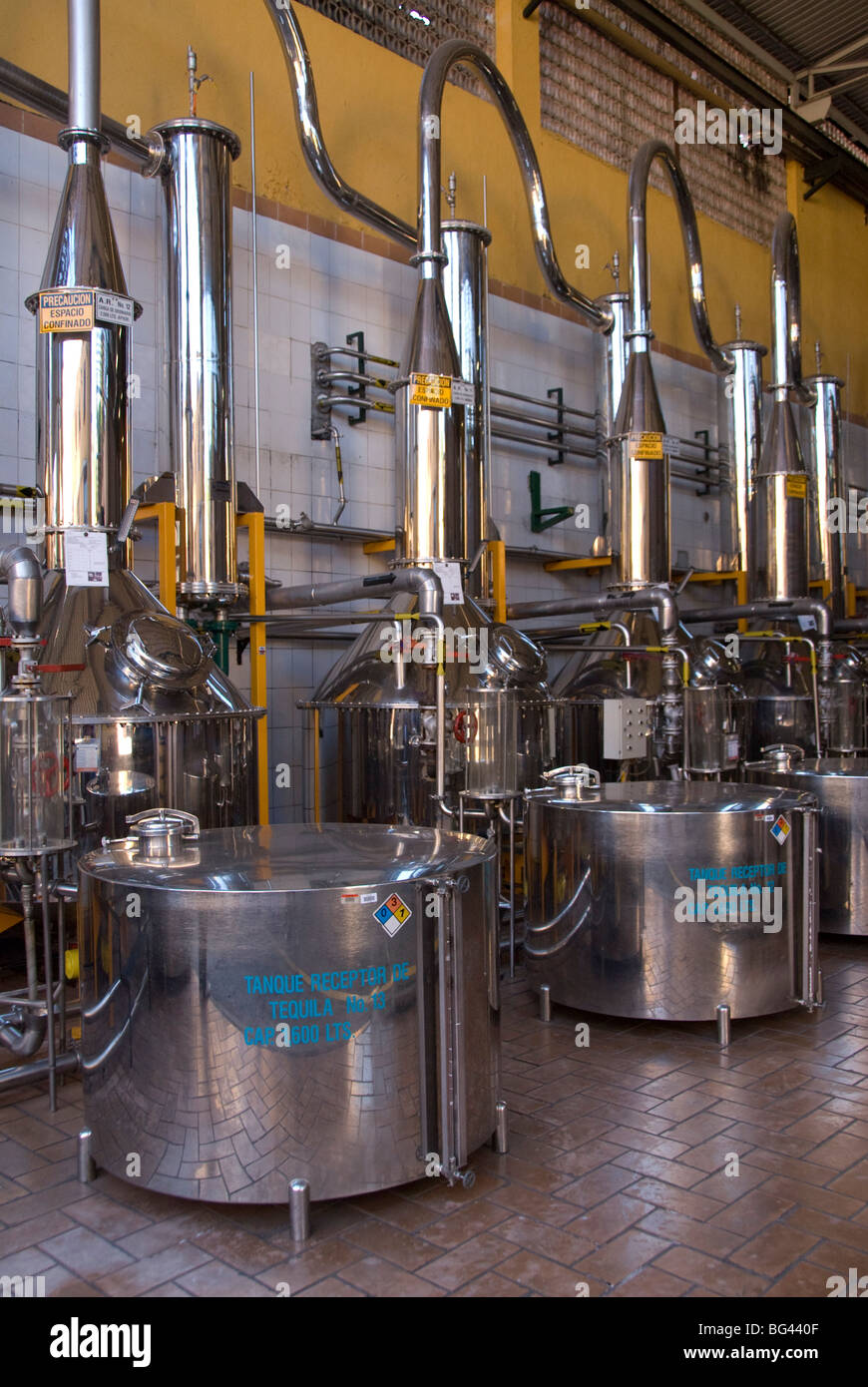 The distillery of Herradura tequila, Hacienda San Jose del Refugio