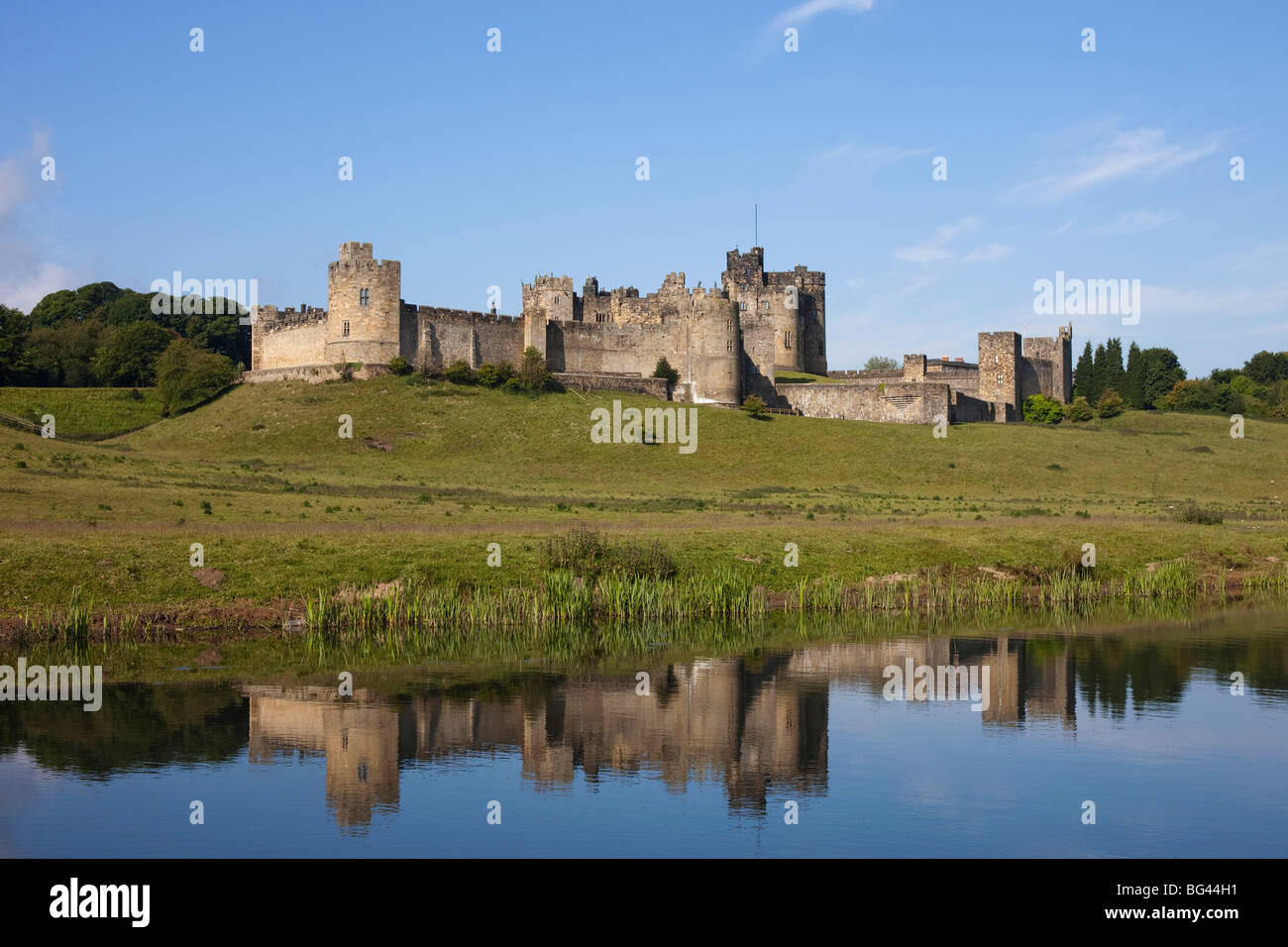England, Northumberland, Alnwick Castle Stock Photo