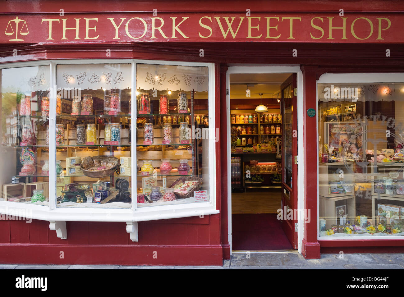England, Yorkshire, York, Sweet Shop Stock Photo