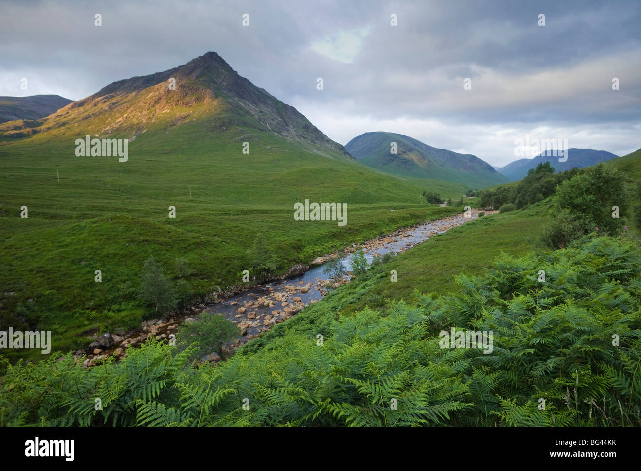 Scotland, Highland Region, Glen Coe Stock Photo