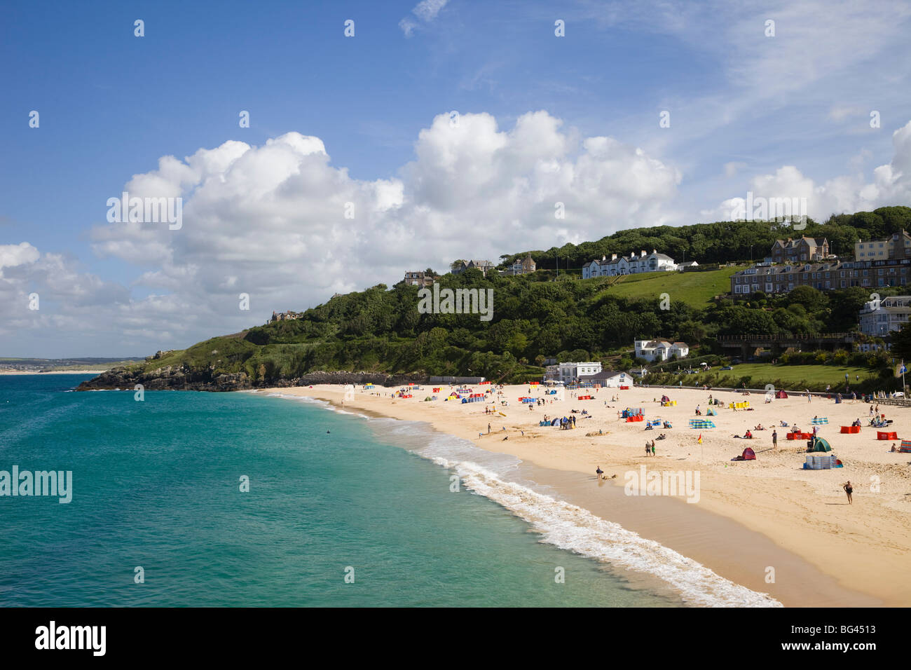 England, Cornwall, St Ives, Porthminster Beach Stock Photo