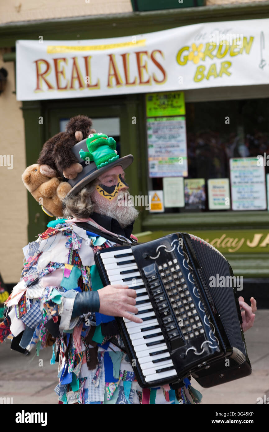 England, Kent, Rochester, Musician at the Annual Sweeps Festival Stock Photo