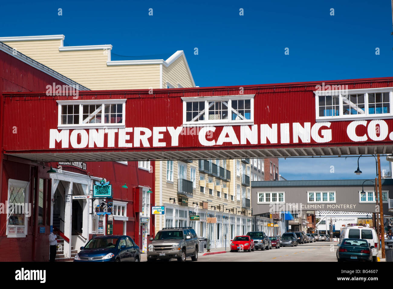 USA, California, Monterey, Cannery Row Stock Photo