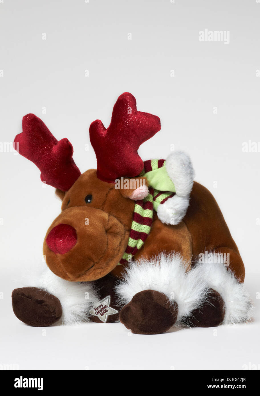 cuddly reindeer soft toy