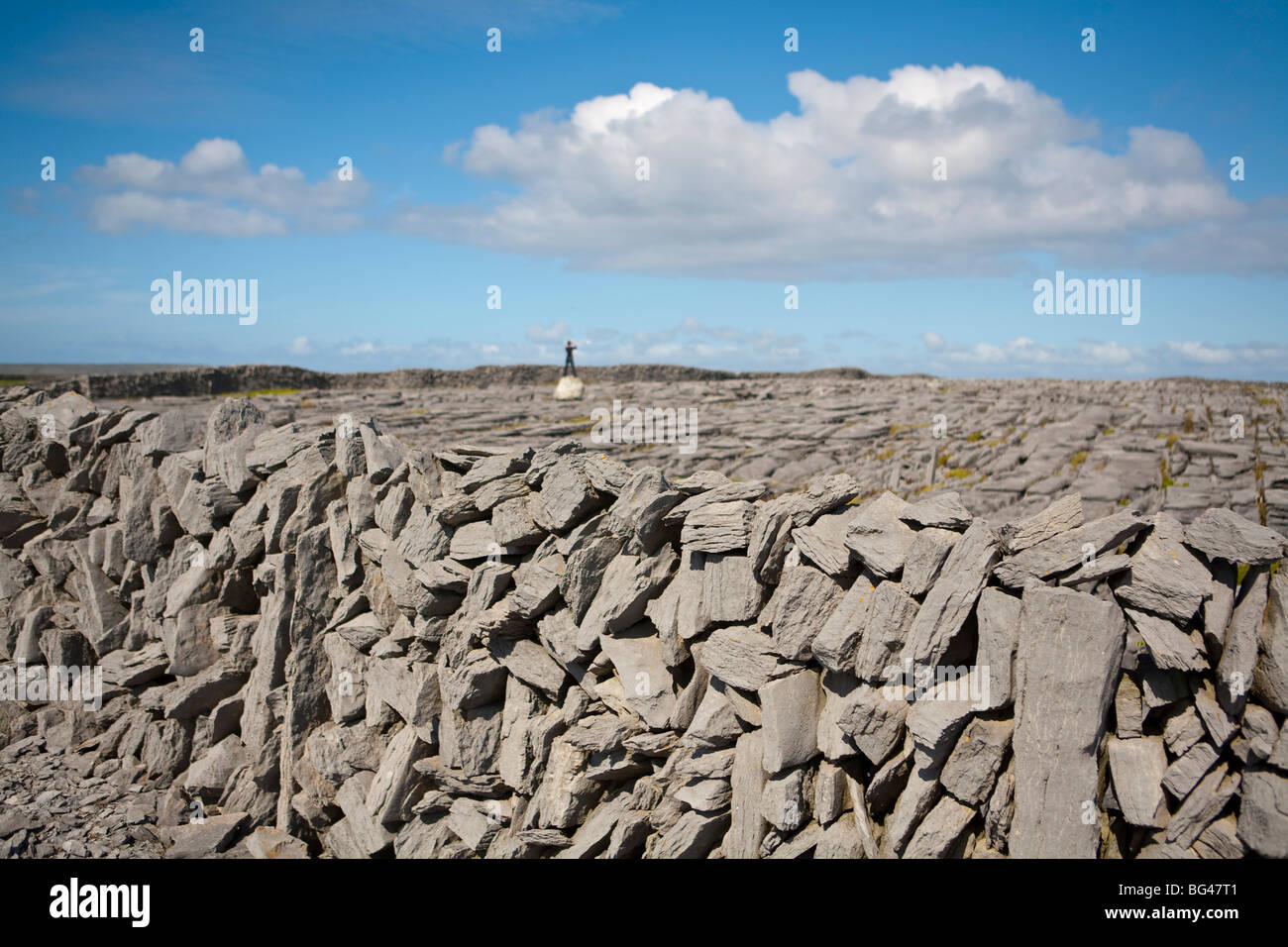 Tourist Taking Photos, Inisheer, Aran Islands, Co. Galway, Ireland, MR Stock Photo