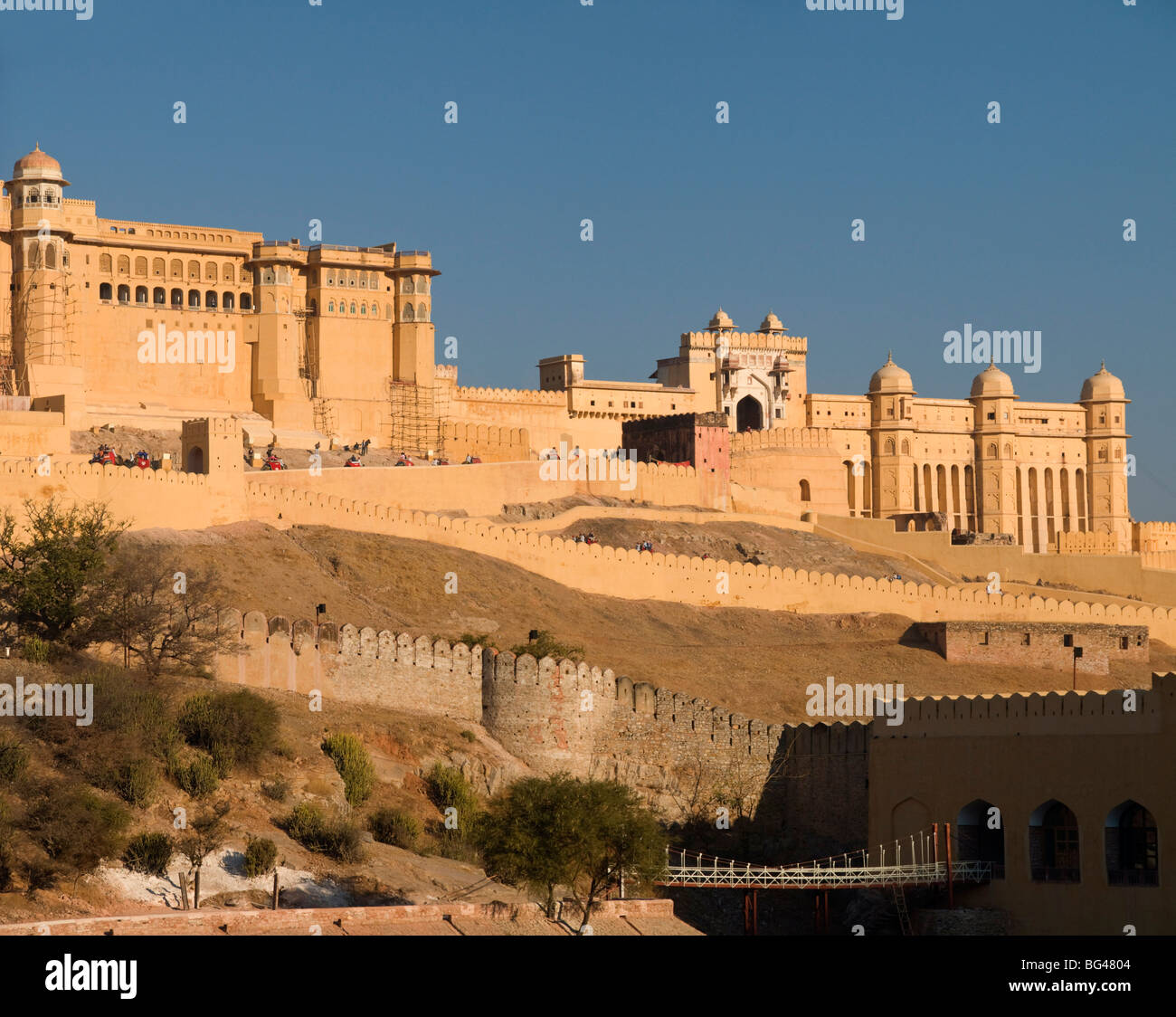 The Amber Fort, Jaipur, Rajasthan, India, Asia Stock Photo