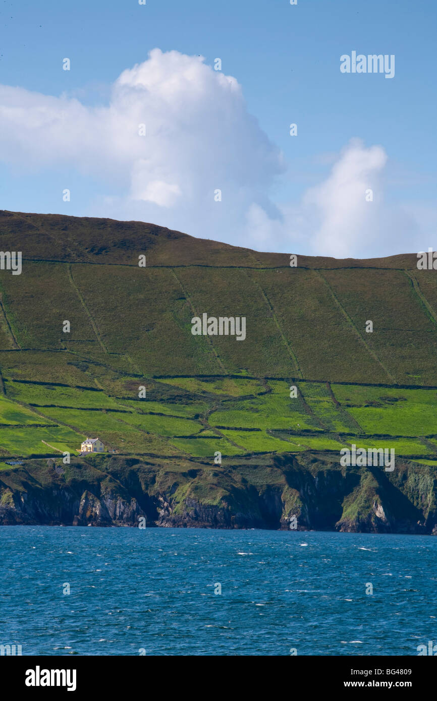 Landscape near Allihies, Beara Peninsula, Co. Cork & Co. Kerry, Ireland Stock Photo