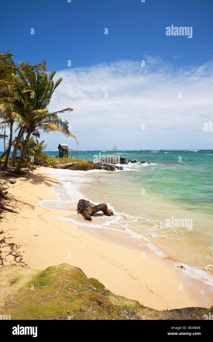 Nicaragua, Corn Islands, Little Corn Island, Garret Point Stock Photo