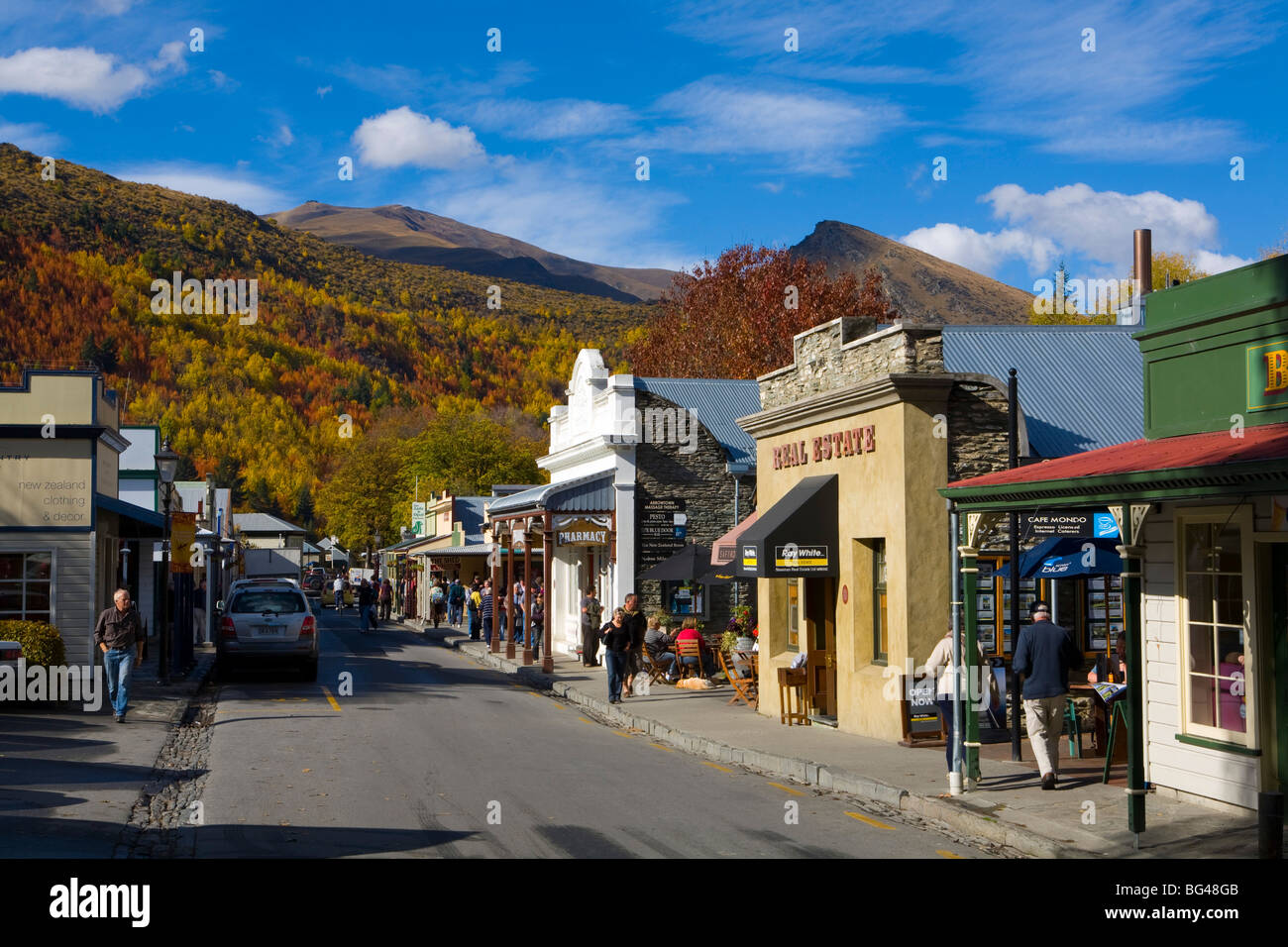 Arrowtown, South Island, New Zealand Stock Photo Alamy