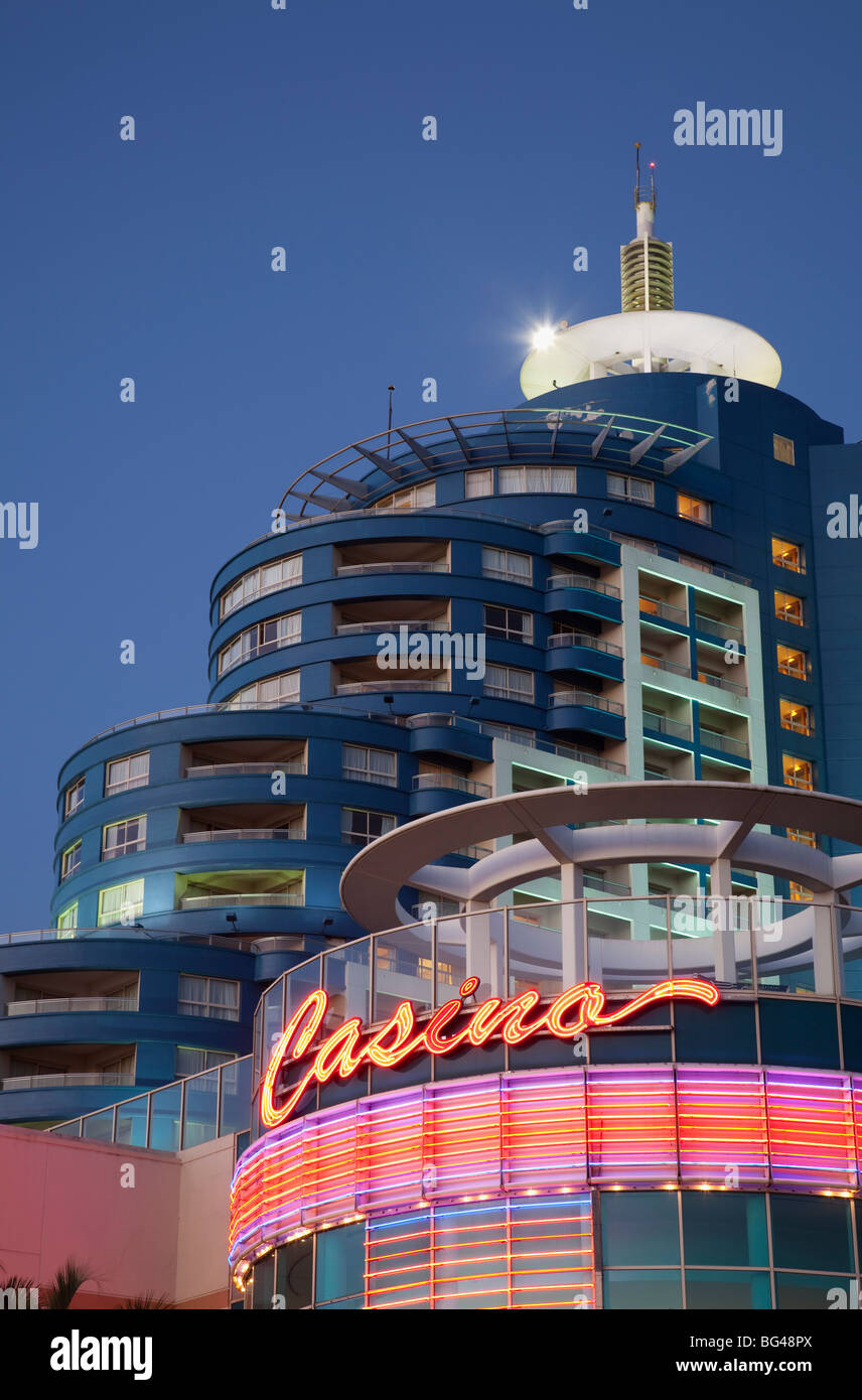 Uruguay, Punta del Este, Conrad Hotel and Casino. evening Stock Photo -  Alamy