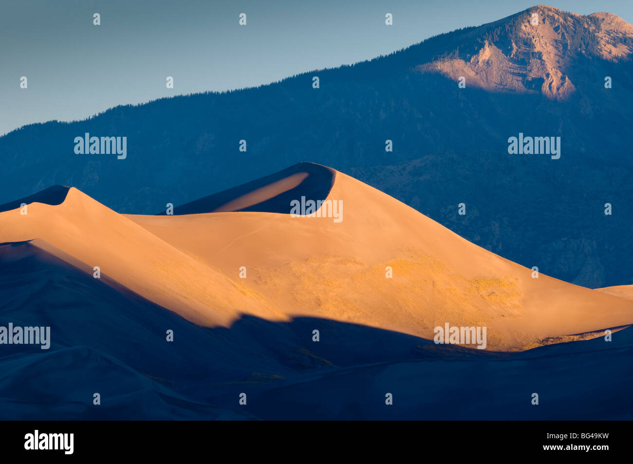 USA, Colarado, Great Sand Dunes National Park and Reserve Stock Photo