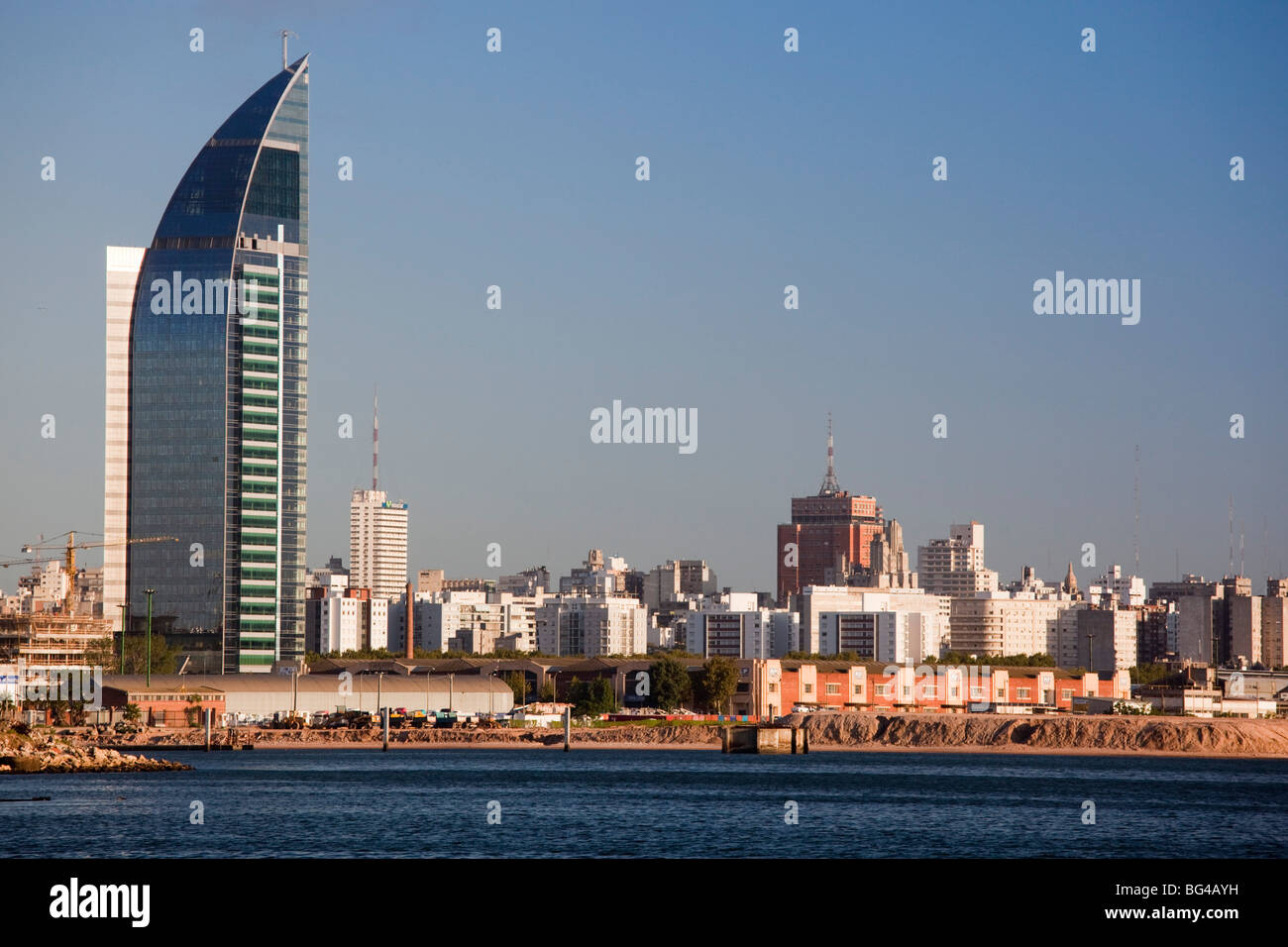 Uruguay, Montevideo, Torre Antel tower Stock Photo