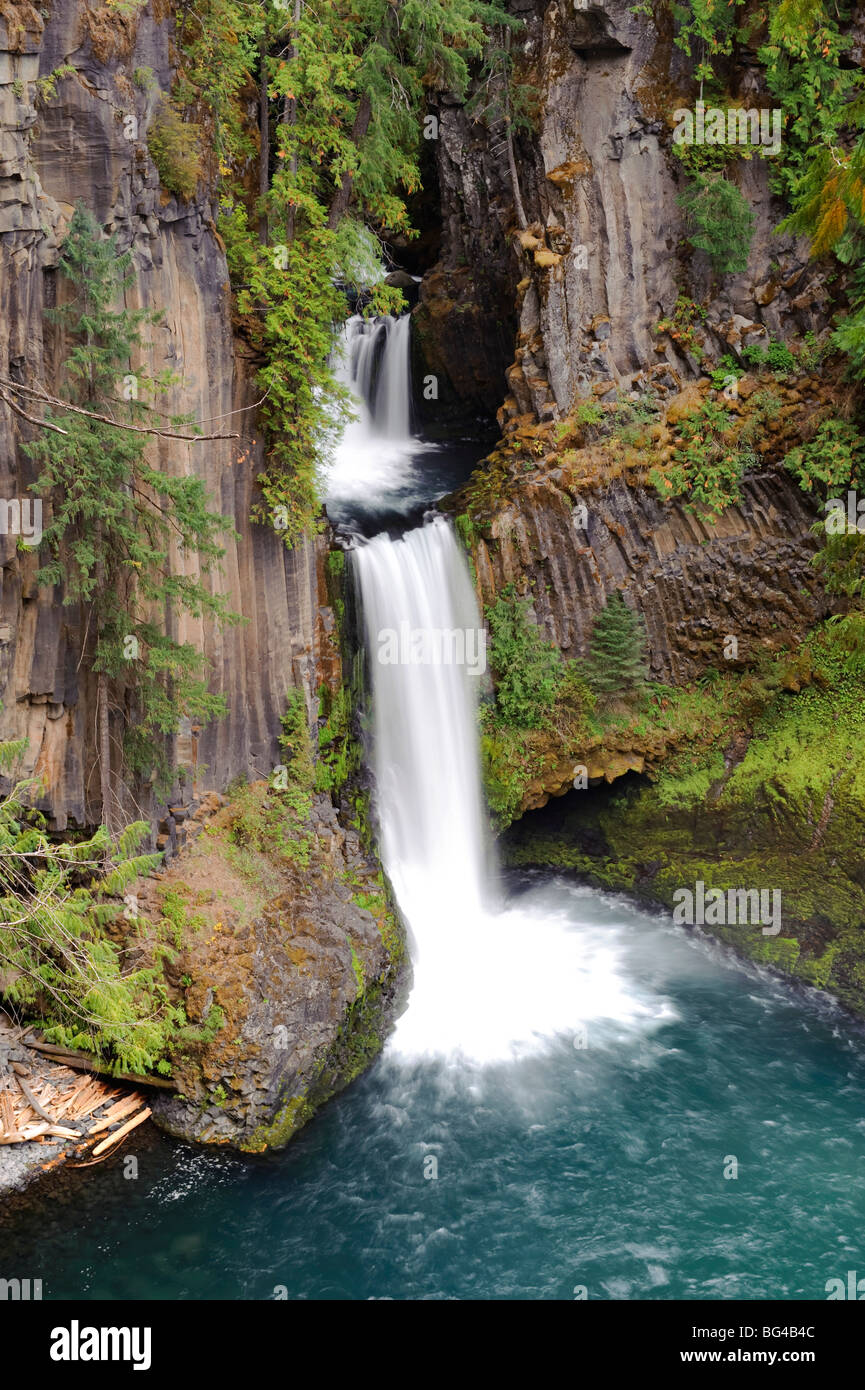 USA, Oregon, Toketee Falls Stock Photo