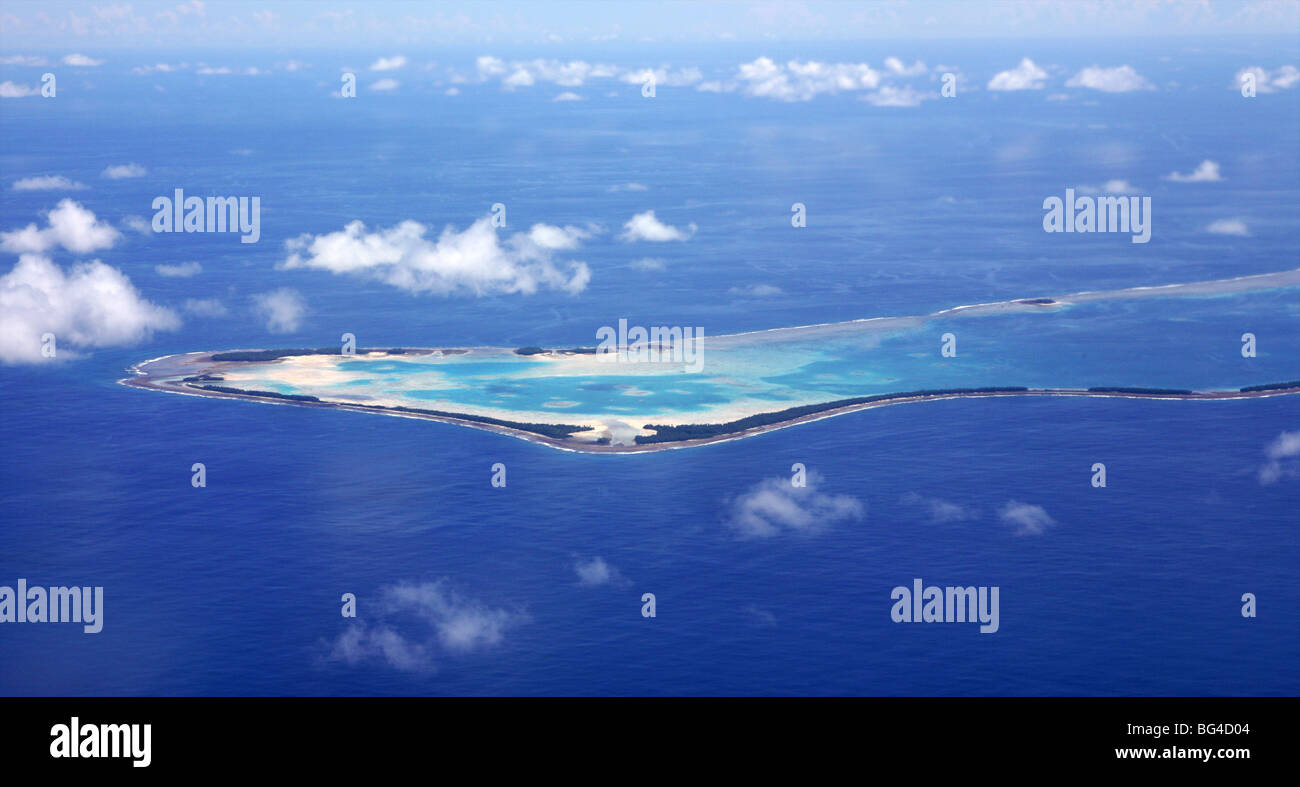 Tuvalu island in the pacific ocean threatens to disappear in the next
