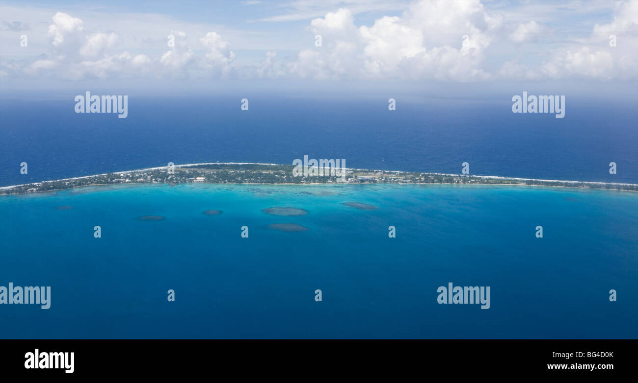 Tuvalu island in the pacific ocean threatens to disappear in the next