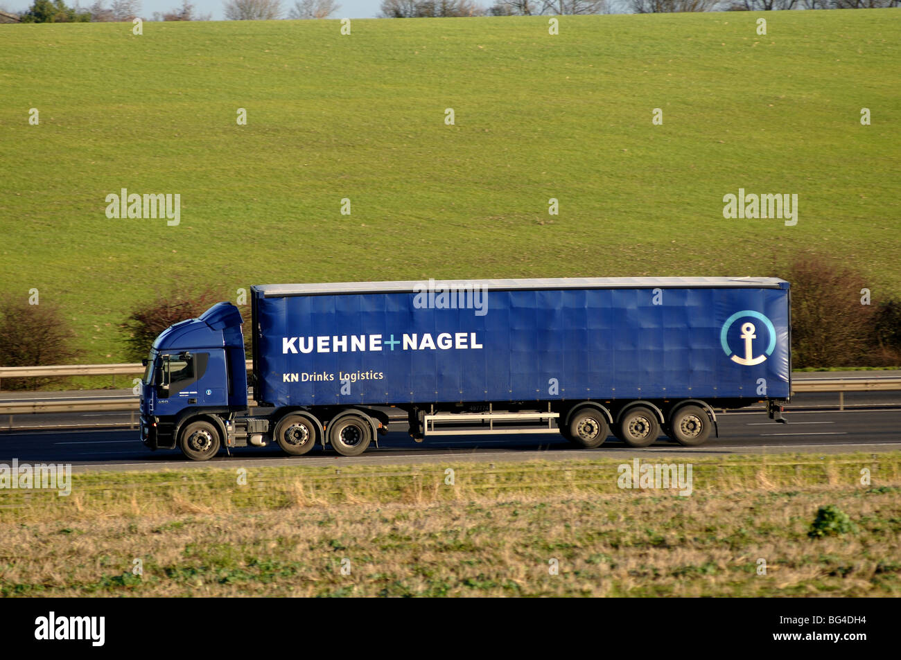 Kuehne and nagel lorries hi-res stock photography and images - Alamy