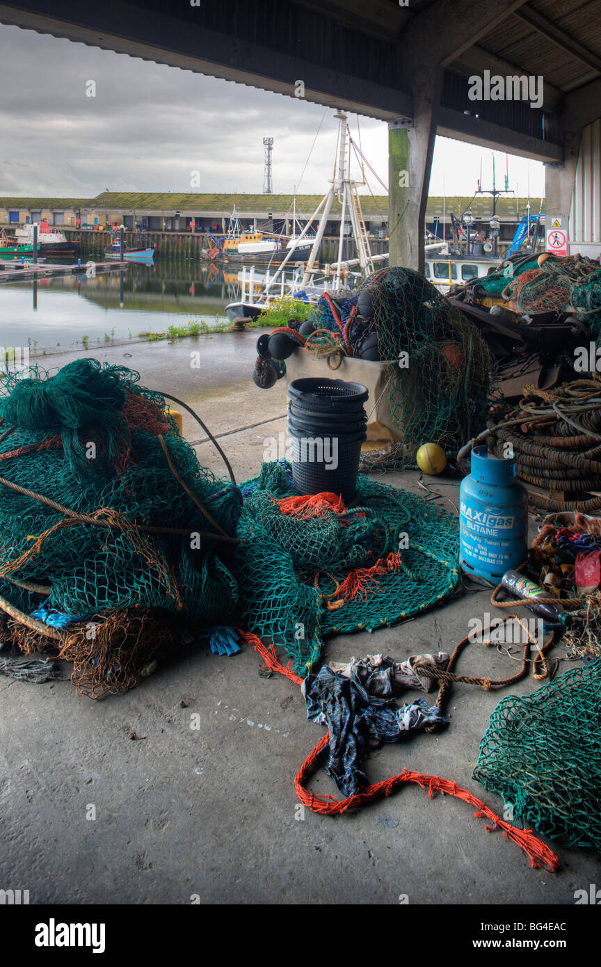Fleetwood commercial harbour, Lancashire UK Stock Photo Alamy