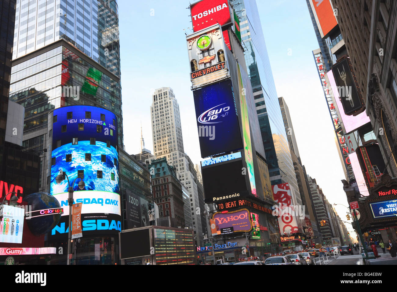 Times Square, Midtown, Manhattan, New York City, New York, United States of America, North America Stock Photo