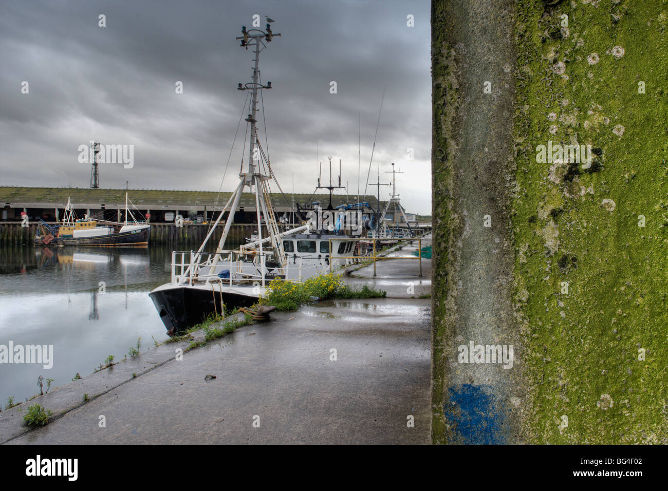 Fleetwood commercial harbour, Lancashire UK Stock Photo Alamy