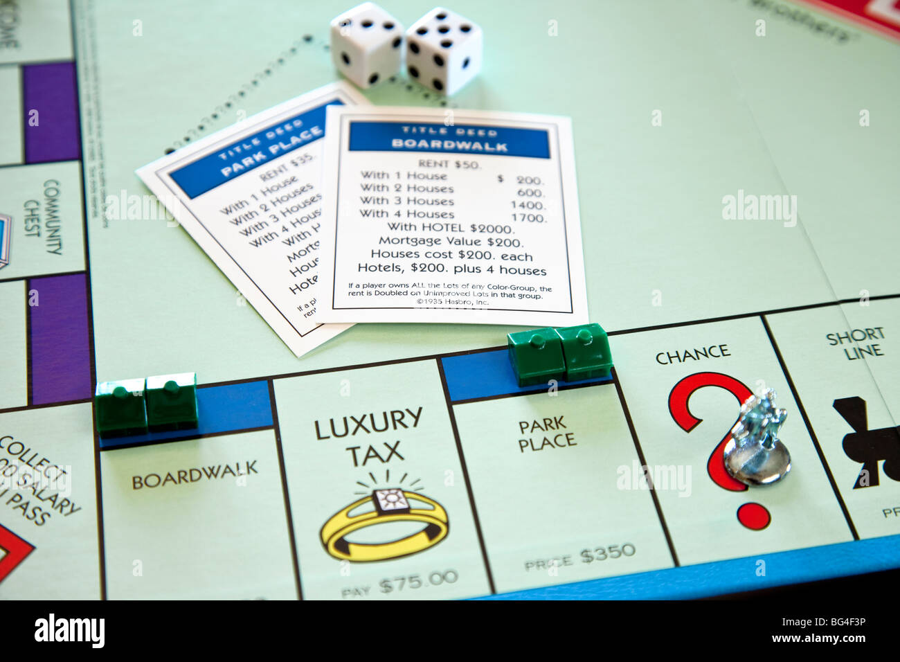 Monopoly game Stock Photo