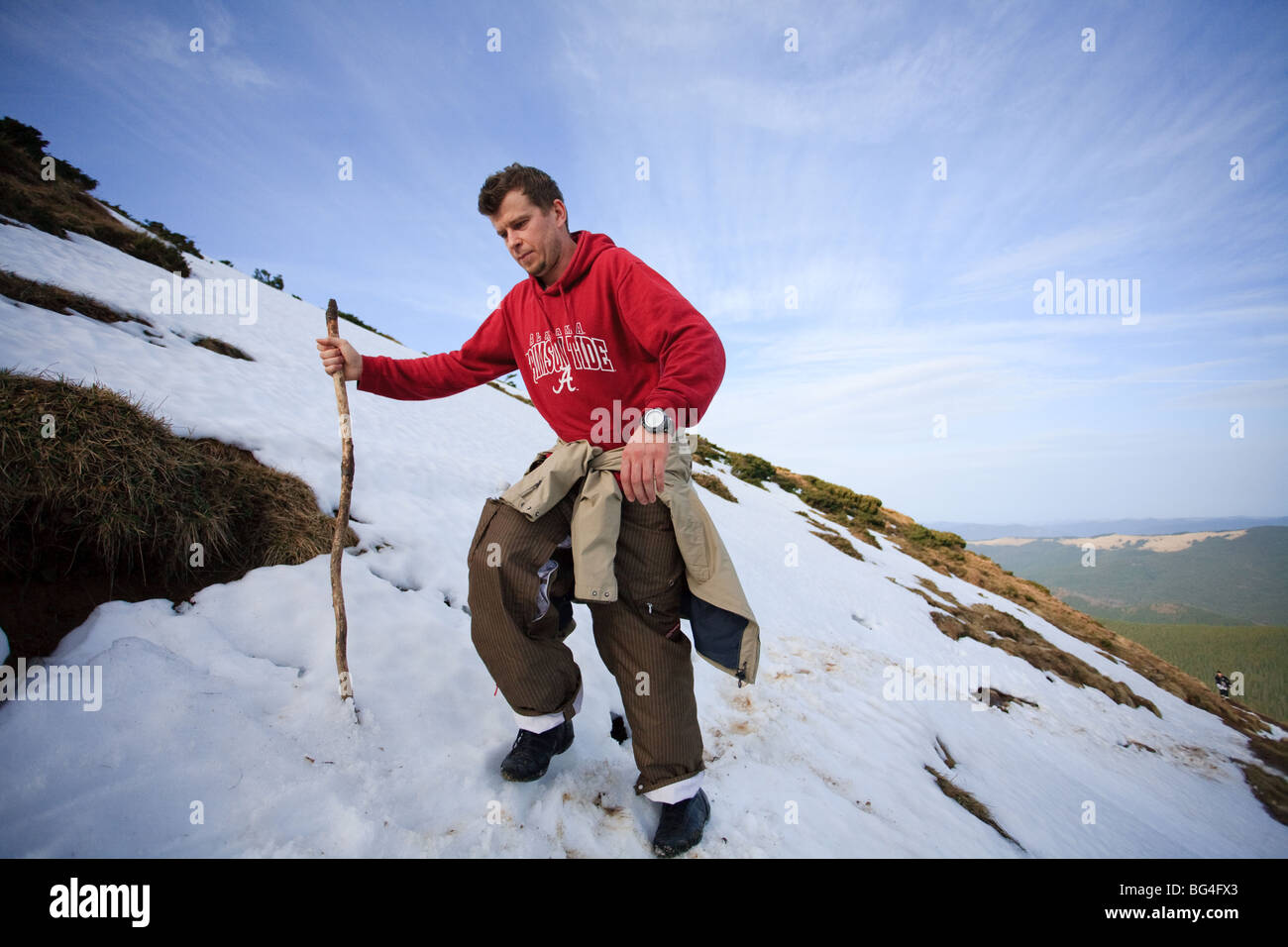 Climber go mountain hi-res stock photography and images - Alamy