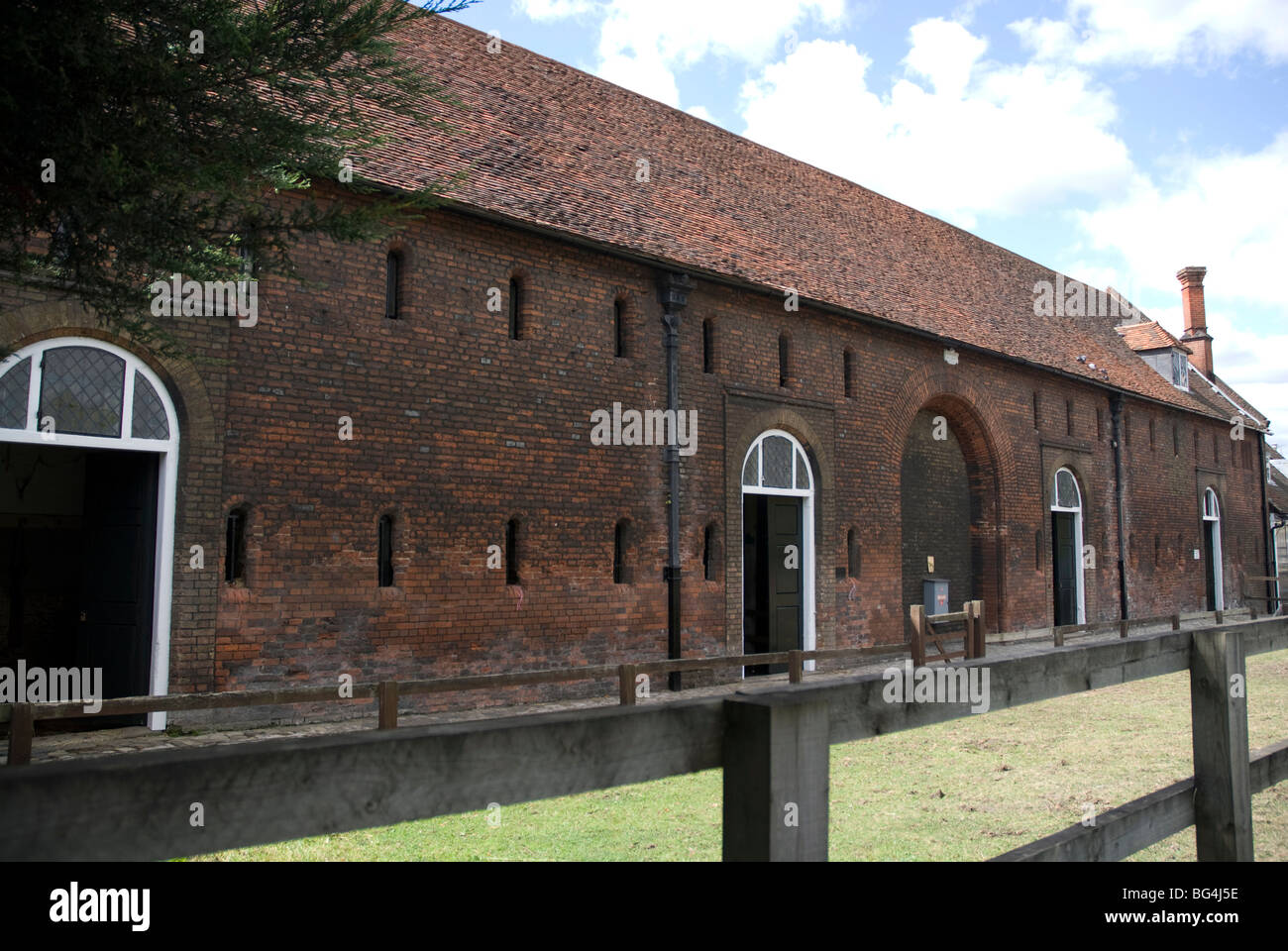 Royal Mews Riding Stables Hampton Court Middlesex England UK Stock