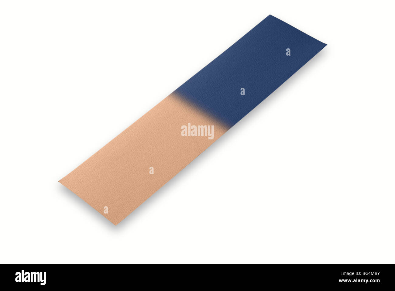 Blue and Pink Litmus Paper Stock Photo