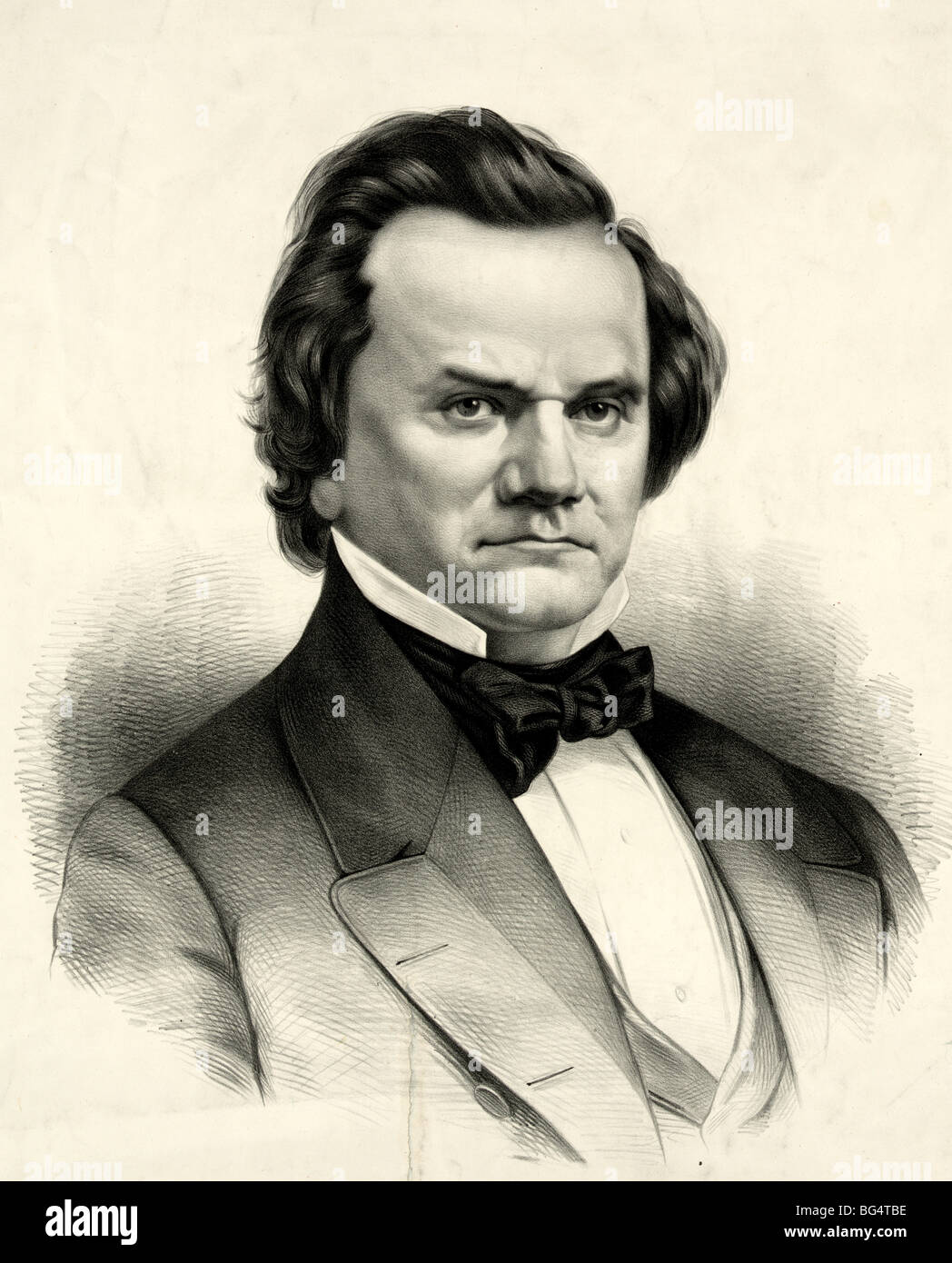 Stephen A. Douglas of Illinois, national democratic candidate for sixteenth president of the United States, 1860 Stock Photo