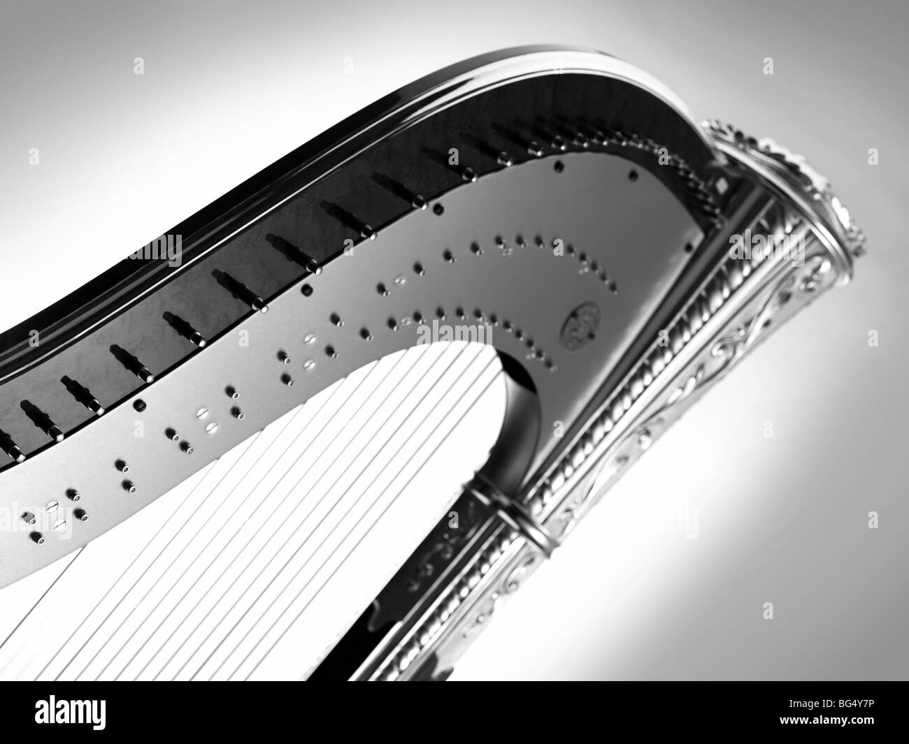 Arpa, Harp, music, musical, instrument, play, cutout, still, life, music Stock Photo Alamy