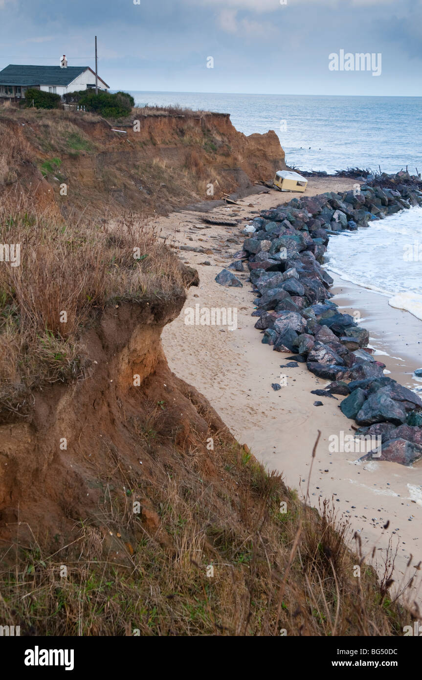 Caravan coastal erosion hi-res stock photography and images - Alamy