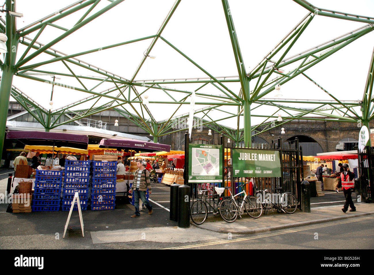 Jubilee Market, London Stock Photo Alamy