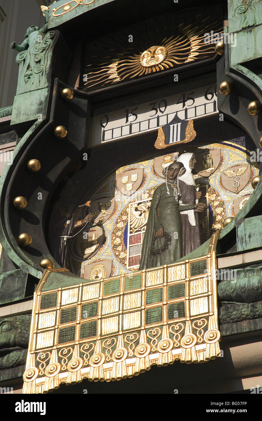 The Anker Clock at Hoher Market, Vienna, Austria Stock Photo - Alamy