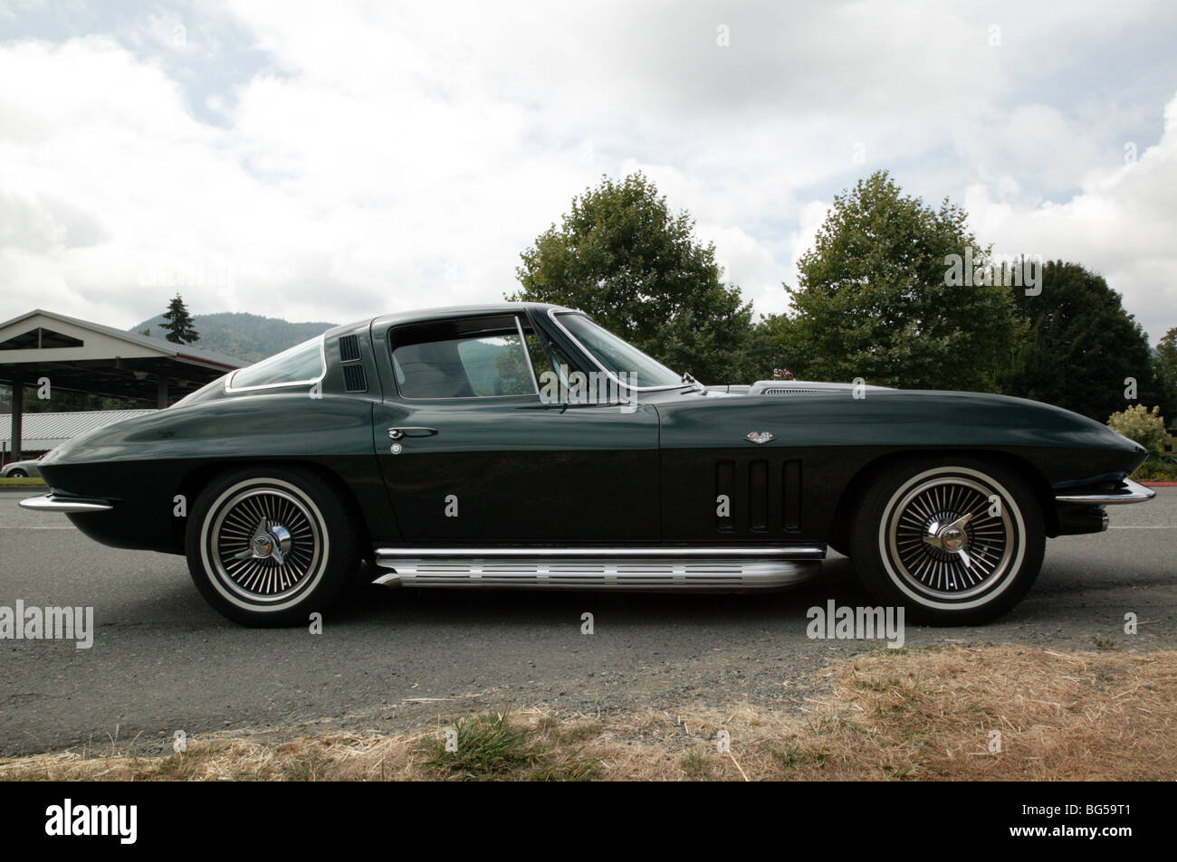 Second Generation 1965 Corvette Sting Ray Fuel Injected  Roadster Stock Photo